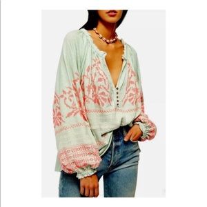 Free people mint combo top